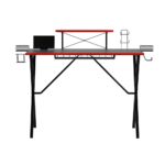 Artiss Gaming Desk Two-Tier Stylish Computer Table Black - Image 3