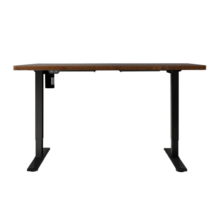 Artiss Standing Desk Motorised Rustic Brown 120CM - Image 4