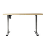 Artiss Standing Desk Motorised 120CM White Oak - Image 4