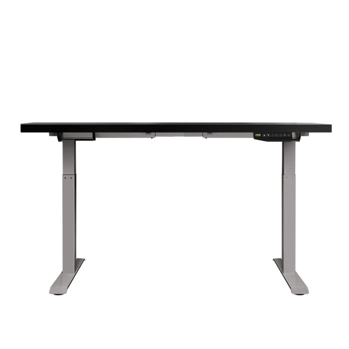 Artiss Standing Desk Adjustable Height Desk Dual Motor Electric Grey Frame Black Desk Top 120cm - Image 4
