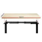 Artiss Standing Desk Motorised Dual Motor White Oak 140CM - Image 3