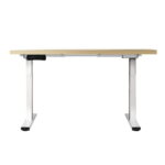 Artiss Standing Desk Motorised Dual Motor 140CM White Oak - Image 4