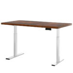 Artiss Motorised Adjustable Standing Desk Frame 140CM Rustic Brown