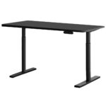 Artiss Motorised Adjustable Standing Desk Electric Dual Motor Black (120CM)