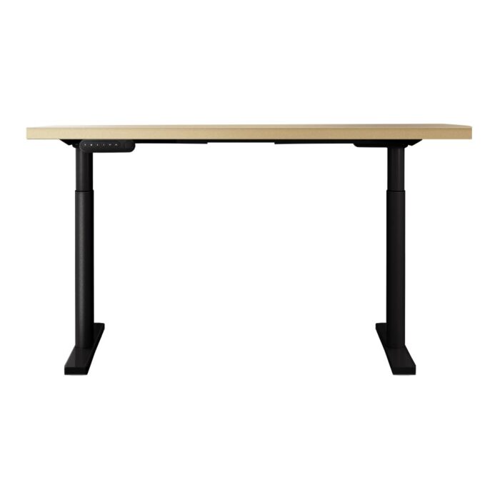 Artiss Standing Desk Motorised Electric Dual Motor White Oak 120CM - Image 4