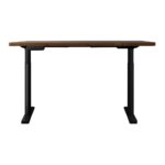 Artiss Standing Desk Motorised Electric Dual Motor Rustic Brown 120CM - Image 4