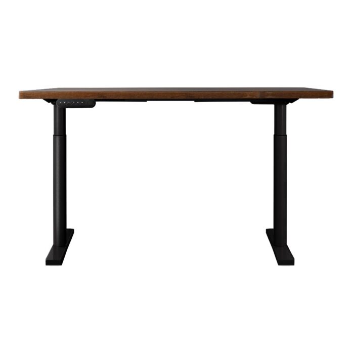 Artiss Standing Desk Motorised Electric Dual Motor Rustic Brown 120CM - Image 4