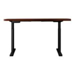 Artiss Standing Desk Motorised Electric Dual Motor Walnut 120CM - Image 4