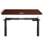 Artiss Motorised Adjustable Standing Desk Dual Motor Walnut 140CM - Image 3