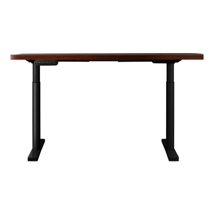 Artiss Motorised Adjustable Standing Desk Dual Motor Walnut 140CM - Image 4