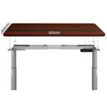 Artiss Electric Standing Desk Motorised Adjustable Sit Stand Desks Grey Walnut - Image 3
