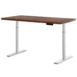 Artiss Motorised Adjustable Desk Frame 140CM Rustic Brown