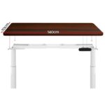 Artiss Motorised Adjustable Standing Desk Dual Motor 140CM Walnut - Image 3