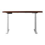 Artiss Motorised Adjustable Standing Desk Dual Motor 140CM Walnut - Image 4
