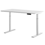 Artiss Motorised Height Adjustable Standing Desk Dual Motor 140CM White