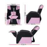 Keezi Kids Recliner Chair Gaming Lounge Sofa Couch PU Leather Children Armchair - Image 2