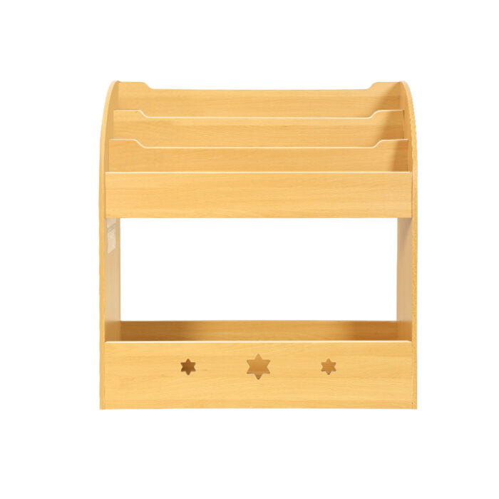 Keezi 3 Tiers Kids Bookshelf Magazine Shelf Organiser Bookcase Display - Image 3