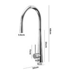 WELS Kitchen Tap Pull Out Down Mixer Tap Spray Sink Basin Faucet Laundry Taps - Image 2