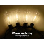 Jingle Jollys 41m LED Festoon String Lights 40 Bulbs Kits Wedding Party Christmas ST64 - Image 4
