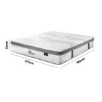 Bedra Double Mattress Euro Top Pocket Spring 34cm 7-Zone - Image 6