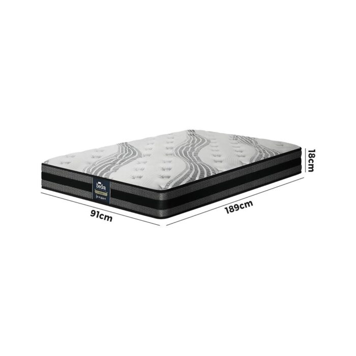 Bedra Single Mattress Breathable Bonnell Spring Foam 18cm - Image 4