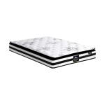 Bedra Queen Mattress Breathable Luxury Bed Bonnell Spring Foam Medium Firm 22cm