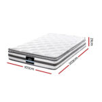 Giselle Bedding 21cm Mattress Pillow Top King Single - Image 2