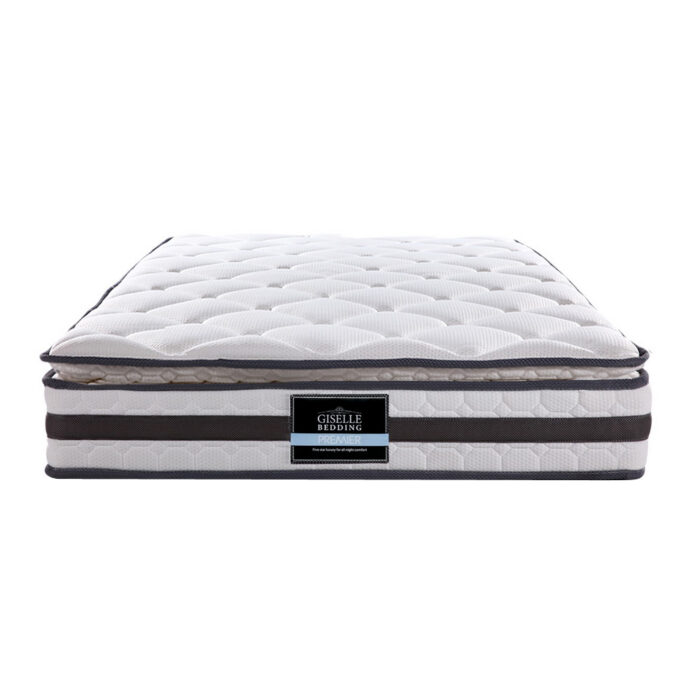 Giselle Bedding 21cm Mattress Pillow Top King Single - Image 3