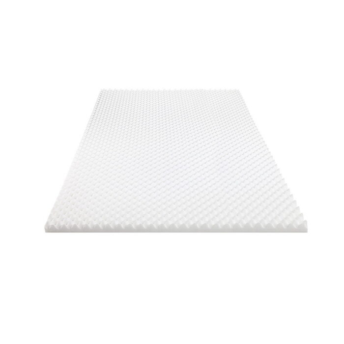 Giselle Bedding Memory Foam Mattress Topper Egg Crate 5cm Queen - Image 3