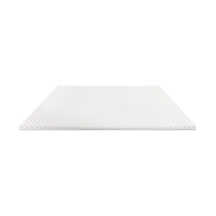 Giselle Bedding Memory Foam Mattress Topper Egg Crate 5cm Single - Image 4
