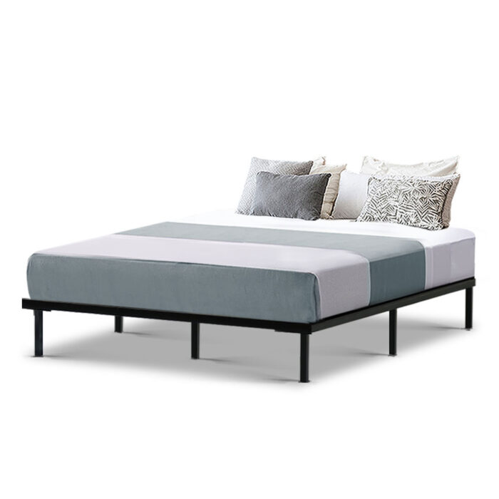 Artiss Bed Frame Queen Size Metal Frame TED - Image 3