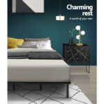 Artiss Bed Frame Queen Size Metal Frame TED - Image 4