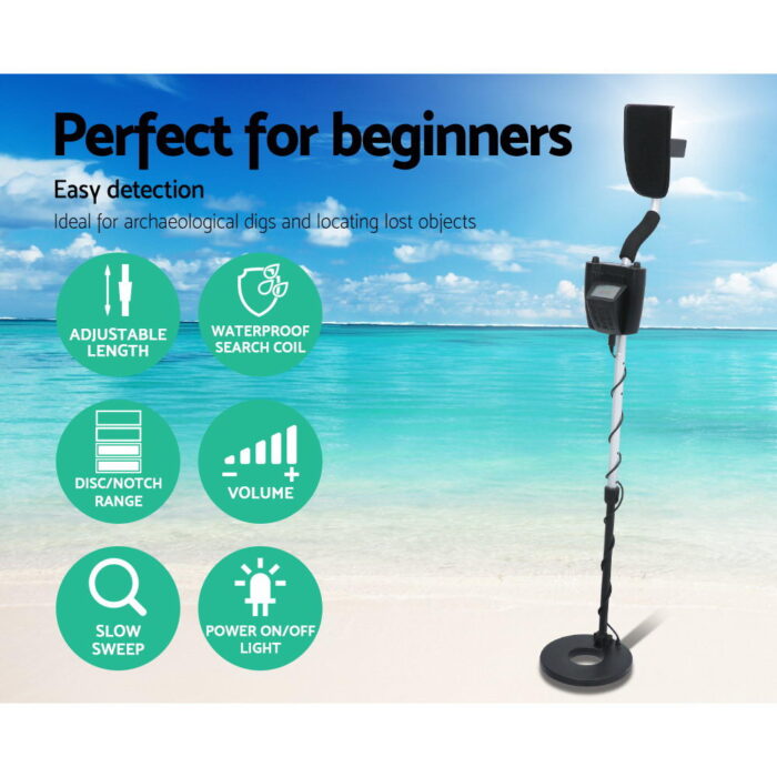 Metal Detector Deep Sensitive Searching Gold Digger Treasure Hunter LCD Screen - Image 3