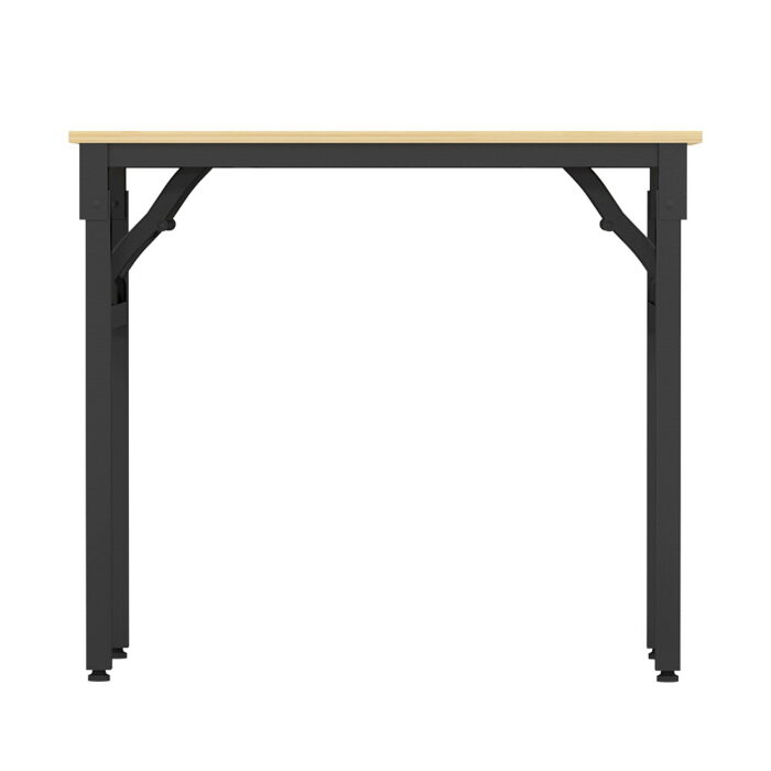 Artiss Computer Desk Laptop Table Bookshelf Desk Storage Rack Office Study Oak - Image 3