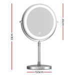 Embellir Makeup Mirror LED Light Cosmetic Round 360° Rotation 10X Magnifying - Image 2