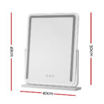 Embellir Makeup Mirror with Lights Hollywood Vanity LED Mirrors White 40X50CM - Image 2