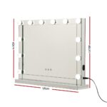 Embellir Makeup Mirror Hollywood with Light Frame Vanity Dimmable Wall 12 LED - Image 2