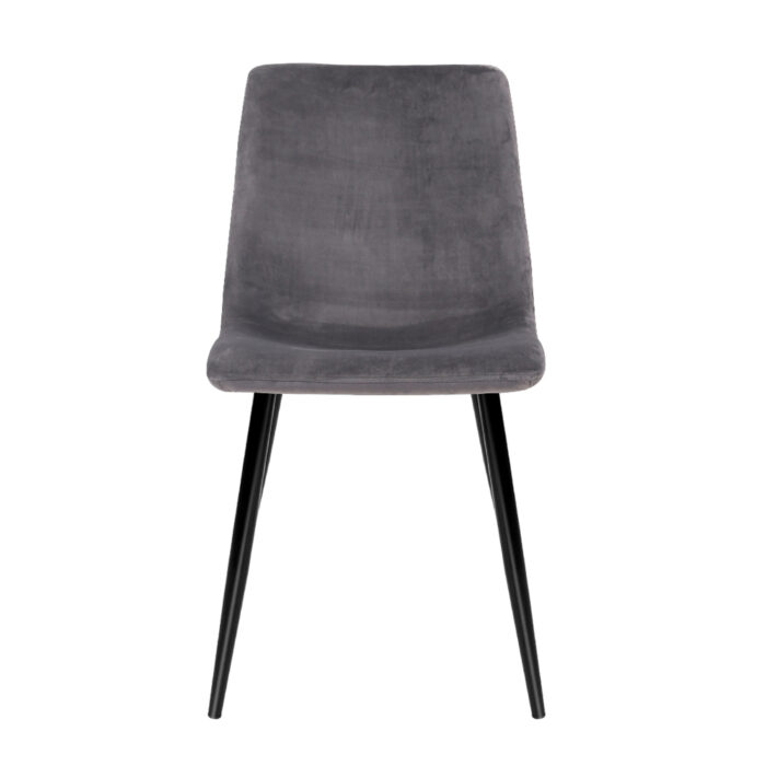 Artiss Dining Chairs Grey Velvet Set of 4 Lindsay - Image 3