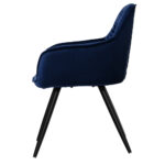Artiss Dining Chairs Velvet Blue Set of 2 Calivia - Image 4