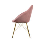 Artiss Set of 2 Valisa Dining Chairs Kitchen Chairs Upholstered Velvet Pink - Image 4