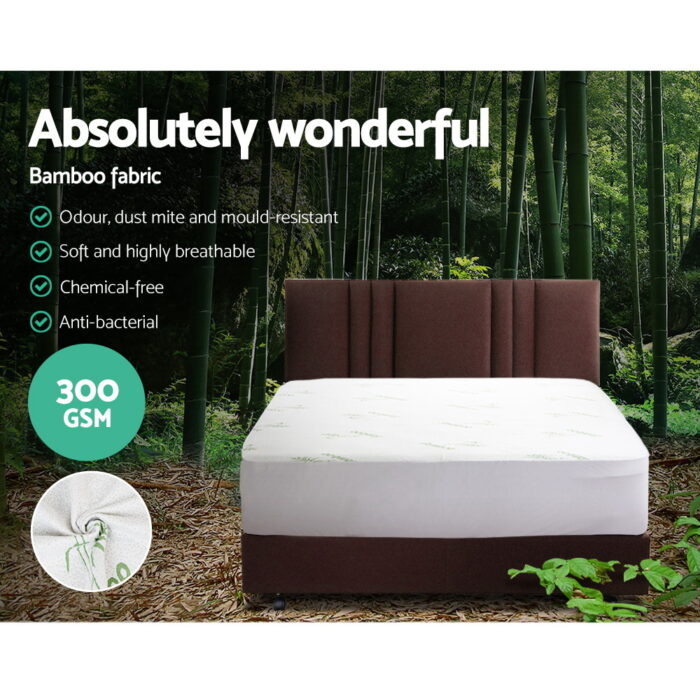 Giselle Bedding Mattress Protector Bamboo King - Image 4