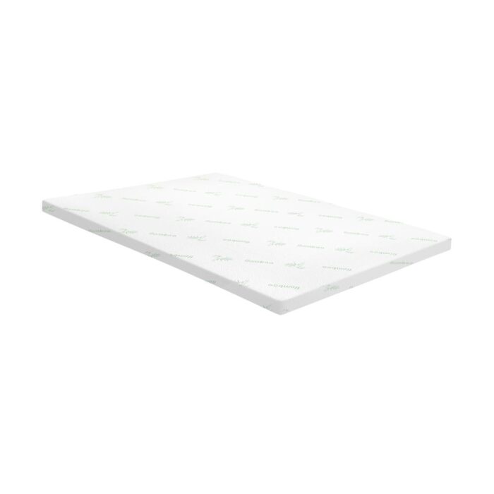 Bedra Memory Foam Mattress Topper Bed Cool Gel Bamboo Cover Underlay Queen 10CM - Image 3