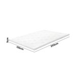 Bedra Memory Foam Mattress Topper Queen Size Cool Gel 5CM - Image 2