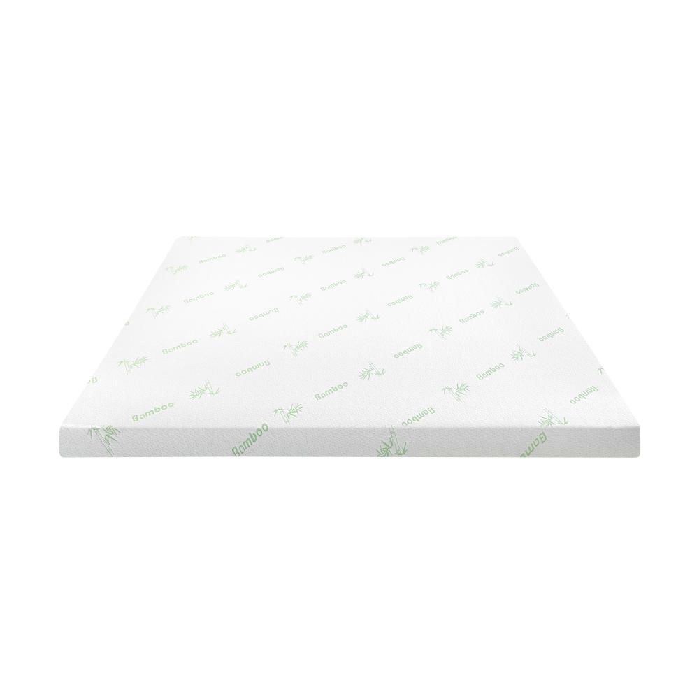 MT-MF-A1-8-Q-01 Bedra Memory Foam Mattress Topper Bed Cool Gel Bamboo Cover Underlay Queen 8CM - Image 1