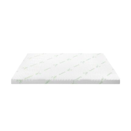 Bedra Memory Foam Mattress Topper Cool Gel Bed Bamboo Cover 7-Zone 5CM Double