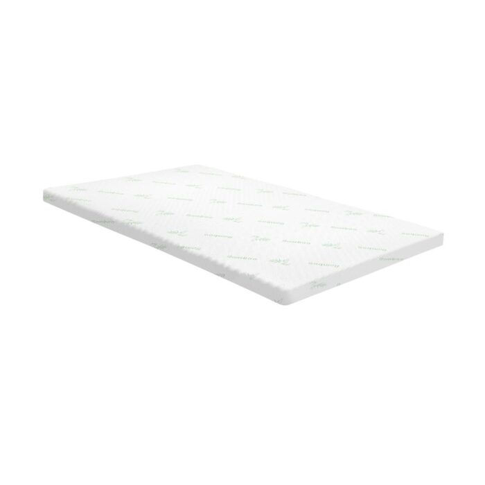Bedra Memory Foam Mattress Topper Cool Gel Bed Bamboo Cover 7-Zone 5CM Double - Image 4