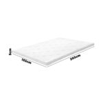 Bedra Memory Foam Mattress Topper Cool Gel 7-Zone 5CM Queen - Image 2