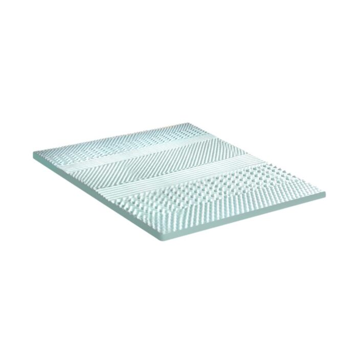 Bedra Memory Foam Mattress Topper Cool Gel 7-Zone 5CM Queen - Image 4