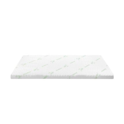 Bedra Memory Foam Mattress Topper Cool Gel Bed Bamboo Cover 7-Zone 5CM Single