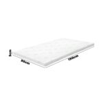 Bedra Memory Foam Mattress Topper Cool Gel Bed Bamboo Cover 7-Zone 5CM Single - Image 7